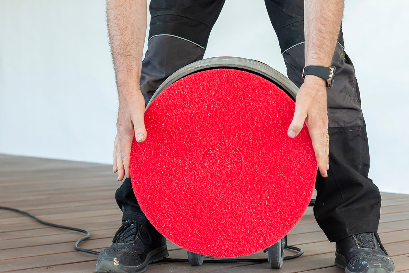 Pad d'application rouge