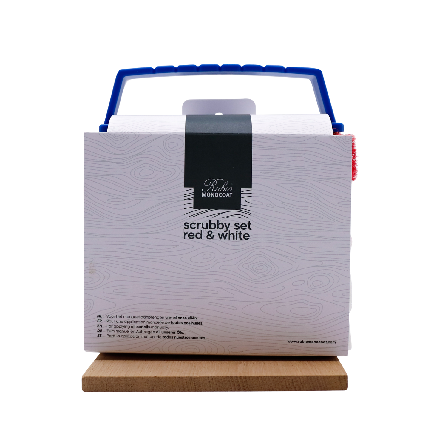 Kit d’applicateurs Scrubby rouge et blanc